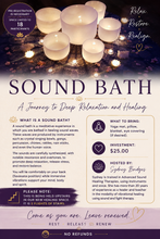 Sound Bath - Evenings