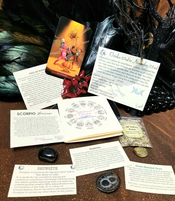 6 Month - Essential Subscription Box New- Crystals, astrology, and tarot