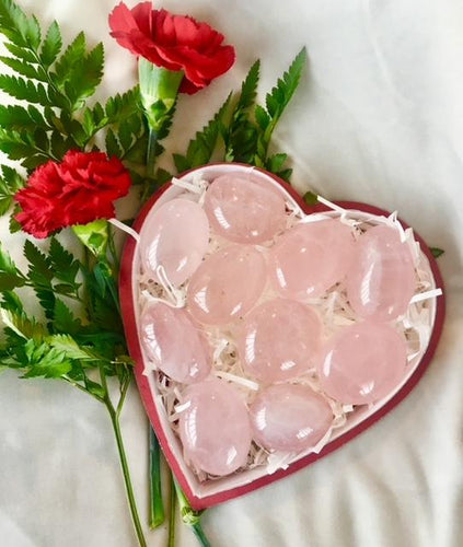 Large  Rose Quartz Palms