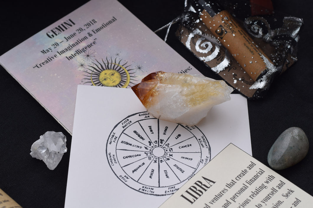 In Store Pick Up 1 Month - Essential Subscription Box - Crystals, astrology, and tarot