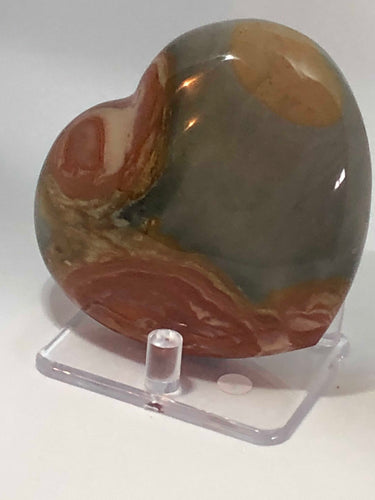 Polychrome Jasper Heart