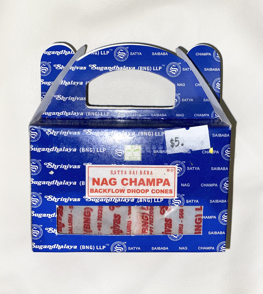 Boxed Nag Champa Incense Cones