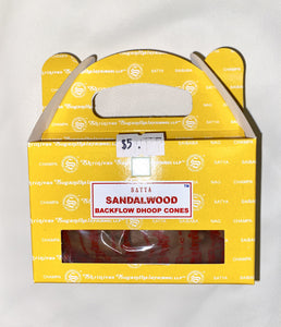 Boxed Sandalwood Incense Cones