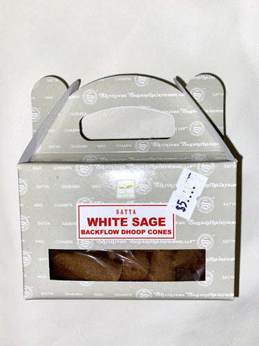 Boxed White Sage Incense Cones