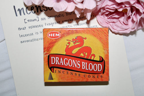 Dragons Blood Incense Cones