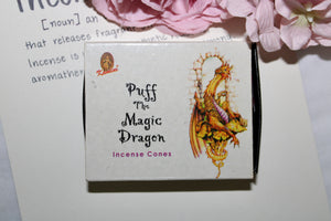 Puff the Magic Dragon Incense Cones